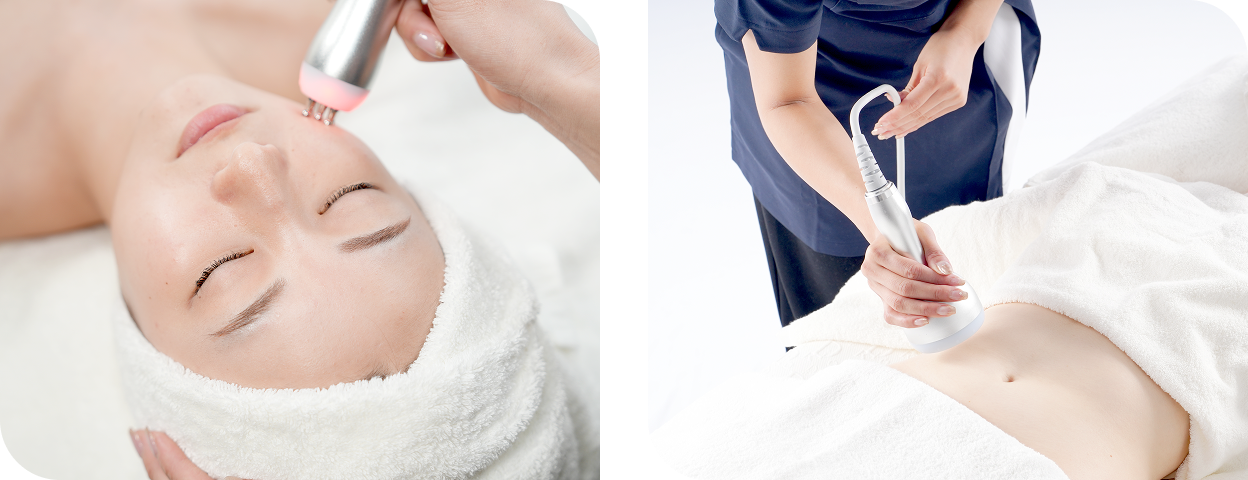 1台で完結 フェイシャル・ボディに対応